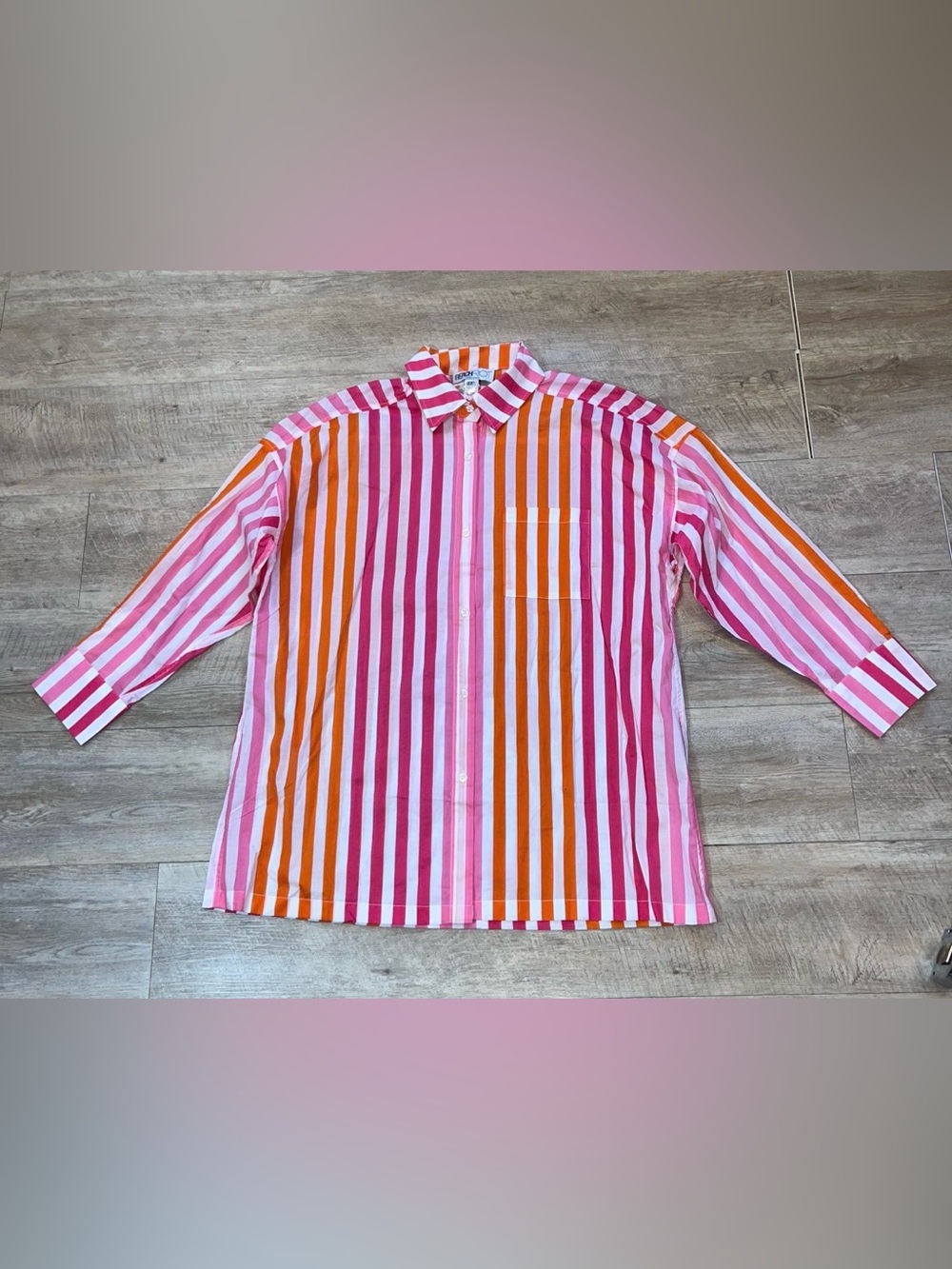 NWOT Beach Riot Women’s Alexa Cotton Front Button Shirt Size L/XL - Picture 4 of 9